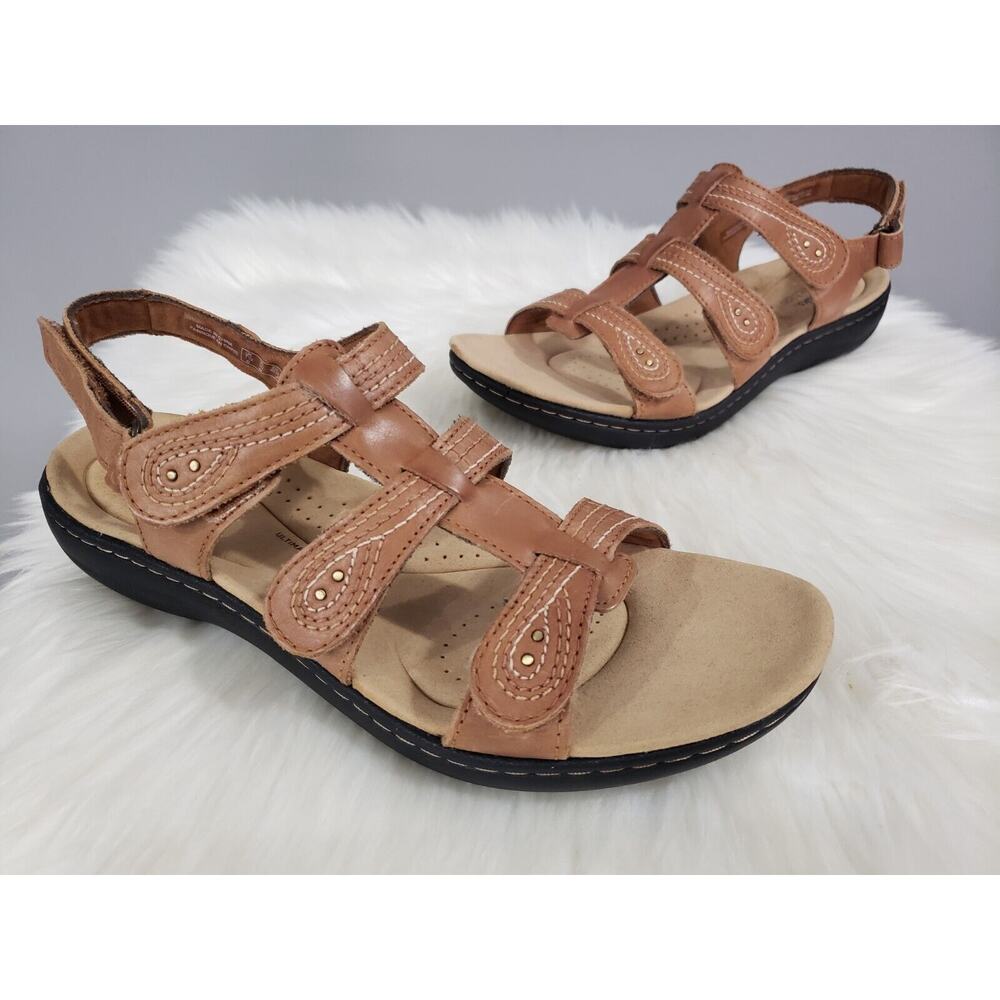 NEW WITHOUT BOX - Size 10 Clarks Women's Laurieann Vine Dark Tan Brown Leather